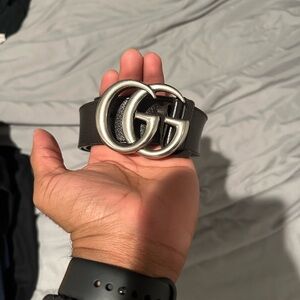 Gucci Marmont Belt Authentic Brown